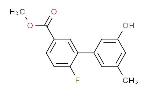 5-(2-Fluoro-5-methoxycarbonylphenyl)-3-methylphenol