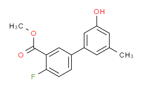 5-(4-Fluoro-3-methoxycarbonylphenyl)-3-methylphenol