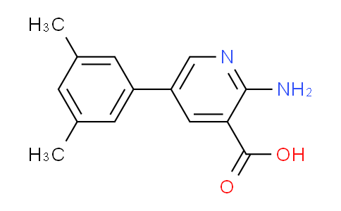 2-Amino-5-(3,5-dimethylphenyl)nicotinic acid
