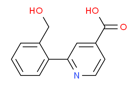 2-(2-Hydroxymethylphenyl)isonicotinic acid