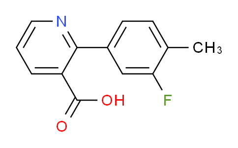 2-(3-Fluoro-4-methylphenyl)nicotinic acid