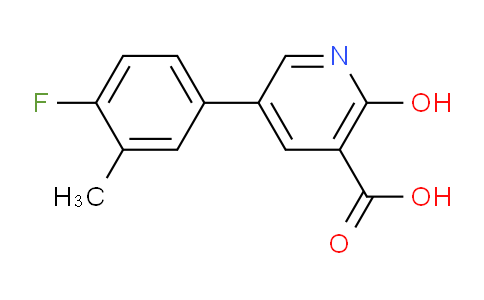 5-(4-Fluoro-3-methylphenyl)-2-hydroxynicotinic acid
