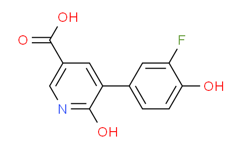 5-(3-Fluoro-4-hydroxyphenyl)-6-hydroxynicotinic acid