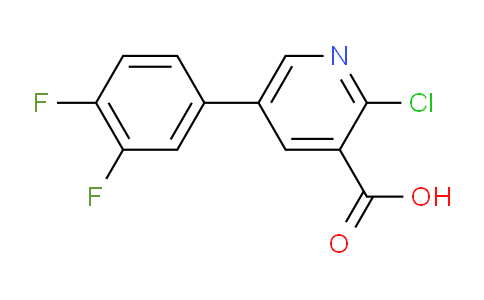 2-Chloro-5-(3,4-difluorophenyl)nicotinic acid