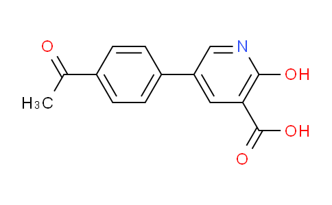 5-(4-Acetylphenyl)-2-hydroxynicotinic acid