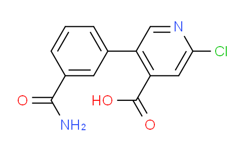 5-(3-Aminocarbonylphenyl)-2-chloroisonicotinic acid