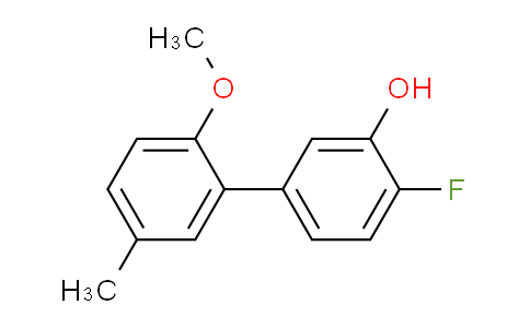 2-Fluoro-5-(2-methoxy-5-methylphenyl)phenol
