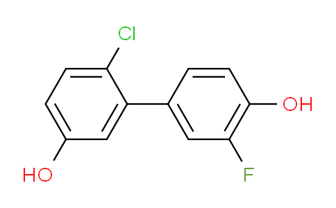 4-(2-Chloro-5-hydroxyphenyl)-2-fluorophenol