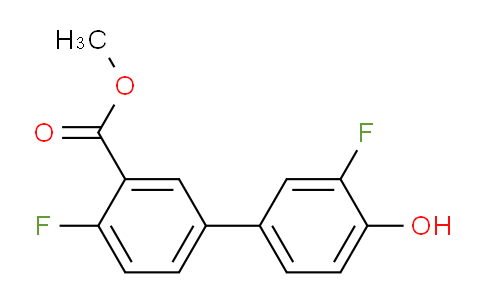 2-Fluoro-4-(4-fluoro-3-methoxycarbonylphenyl)phenol