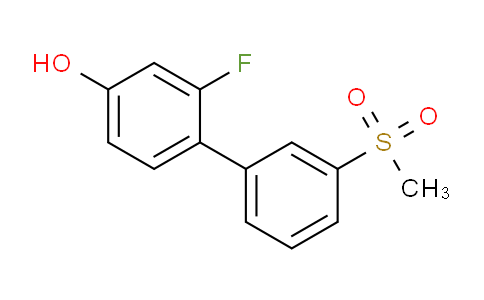 3-Fluoro-4-(3-methylsulfonylphenyl)phenol