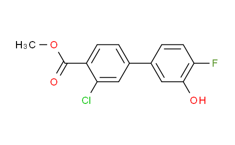 5-(3-Chloro-4-methoxycarbonylphenyl)-2-fluorophenol