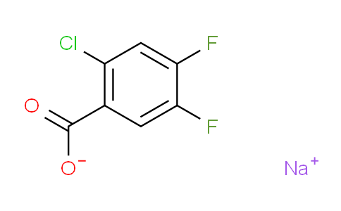 2-氯-4,5-二氟苯甲酸钠
