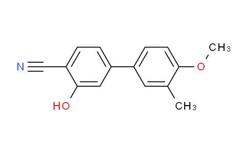 2-Cyano-5-(4-methoxy-3-methylphenyl)phenol