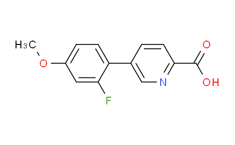 5-(2-Fluoro-4-methoxyphenyl)picolinic acid