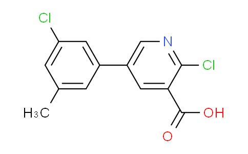 2-Chloro-5-(3-chloro-5-methylphenyl)nicotinic acid
