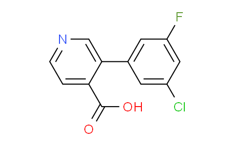 3-(3-Chloro-5-fluorophenyl)isonicotinic acid