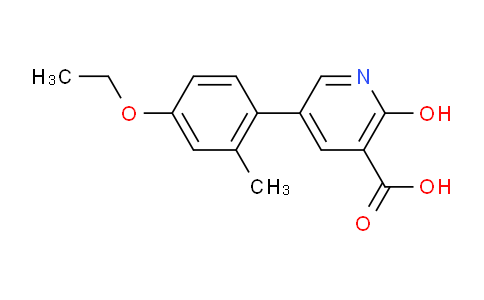 5-(4-Ethoxy-2-methylphenyl)-2-hydroxynicotinic acid