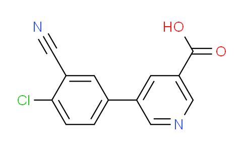 5-(4-Chloro-3-cyanophenyl)nicotinic acid