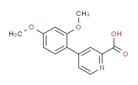 4-(2,4-Dimethoxyphenyl)picolinic acid