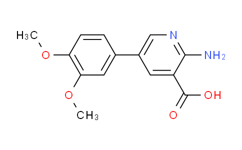 2-Amino-5-(3,4-dimethoxyphenyl)nicotinic acid
