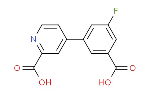 4-(3-Carboxy-5-fluorophenyl)picolinic acid