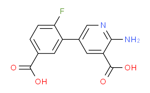 2-Amino-5-(5-carboxy-2-fluorophenyl)nicotinic acid
