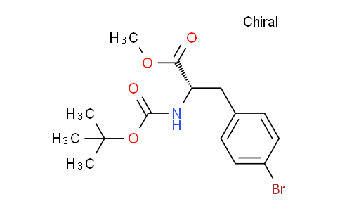 Methyl (2S)-2-[(tert-butoxy)carbonylamino]-3-(4-bromophenyl)propanoate