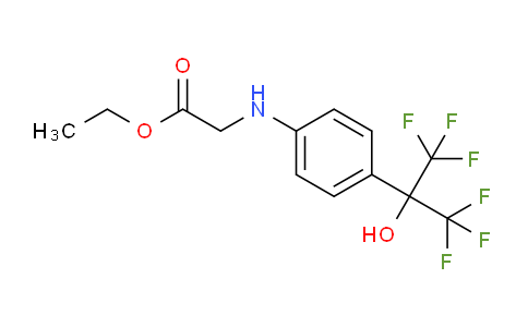 Ethyl 2-(4-(1,1,1,3,3,3-hexafluoro-2-hydroxypropan-2-yl)phenylamino)acetate