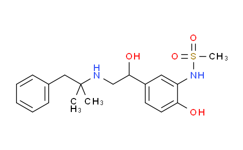 N-(2-Hydroxy-5-(1-hydroxy-2-(2-methyl-1-phenylpropan-2-ylamino)ethyl)phenyl)methanesulfonamide
