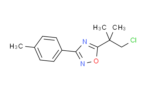 5-(1-Chloro-2-methylpropan-2-yl)-3-(p-tolyl)-1,2,4-oxadiazole