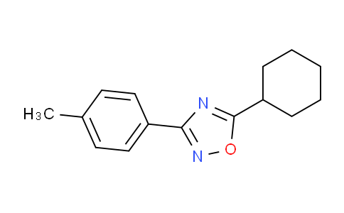 5-Cyclohexyl-3-(p-tolyl)-1,2,4-oxadiazole