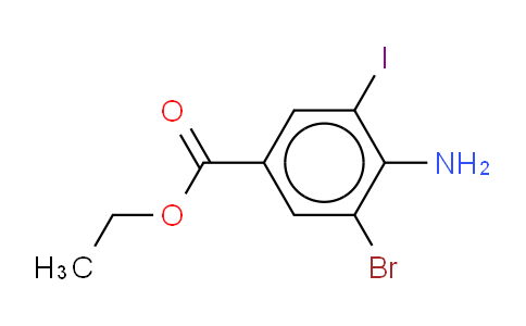 Benzoic acid,4-amino-3-bromo-5-iodo-, ethyl ester