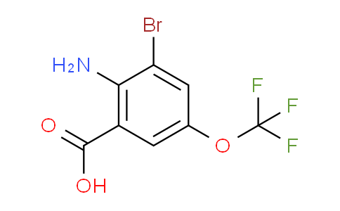 2-Amino-3-bromo-5-(trifluoromethoxy)benzoic acid