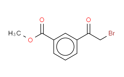 Benzoic acid,3-(2-bromoacetyl)-, methyl ester