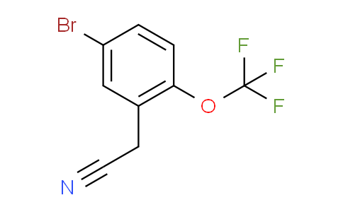 2-[5-BROMO-2-(TRIFLUOROMETHOXY)PHENYL]ACETONITRILE