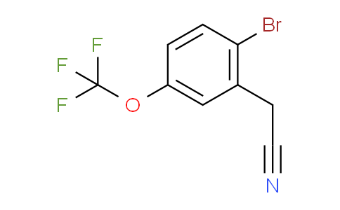 [2-bromo-5-(trifluoromethoxy)phenyl]acetonitrile