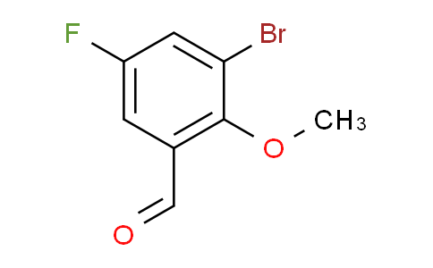 3-Bromo-5-fluoro-2-methoxybenzaldehyde