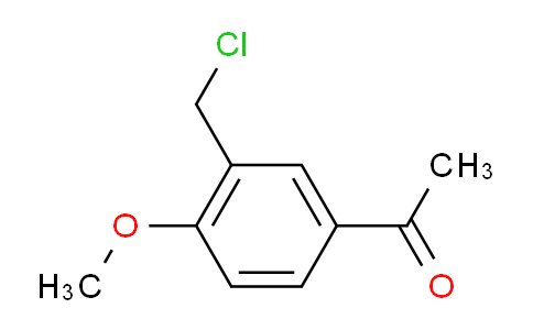 1-[3-(chloromethyl)-4-methoxyphenyl]ethanone