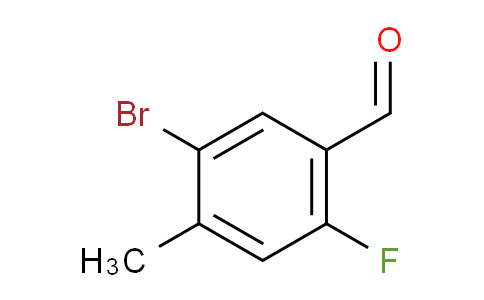 5-bromo-2-fluoro-4-methyl-benzaldehyde