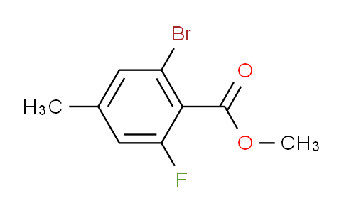 2-溴-6-氟-4-甲基苯甲酸甲酯