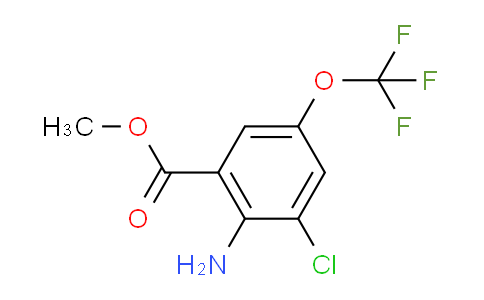 2-氨基-3-氯-5-(三氟甲氧基)苯甲酸甲酯