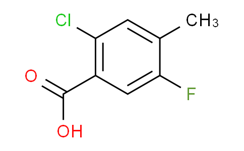 2-氯-5-氟-4-甲基苯甲酸