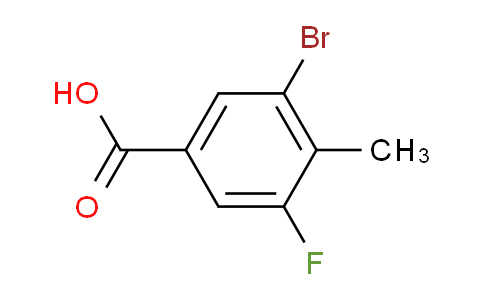 3-溴-5-氟-4-甲基苯甲酸