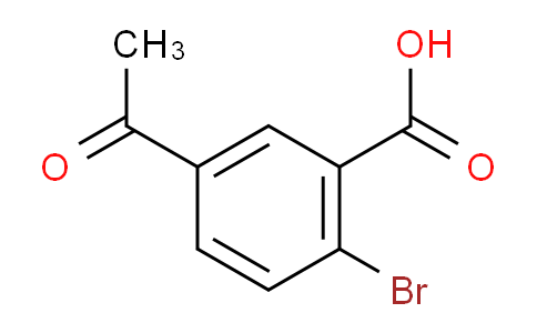Benzoic acid, 5-acetyl-2-bromo-