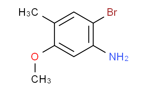 Benzenamine, 2-bromo-5-methoxy-4-methyl-