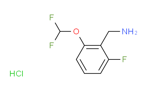2-(Difluoromethoxy)-6-fluorobenzyl amine HCl