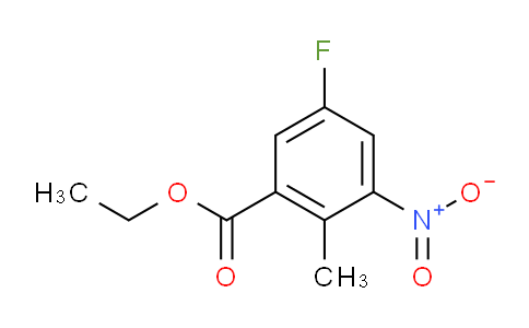 Ethyl 5-fluoro-2-methyl-3-nitrobenzoate