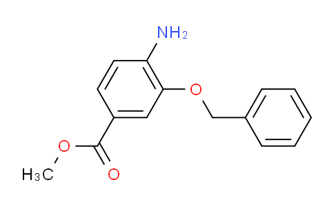 Benzoic acid, 4-amino-3-(phenylmethoxy)-, methyl ester