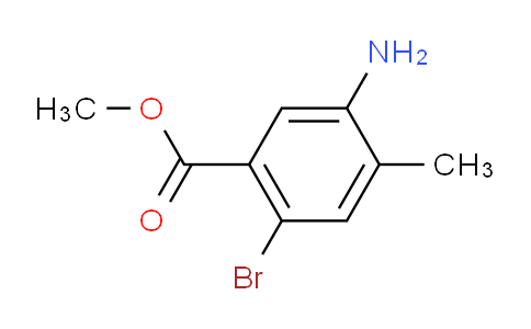 2-溴-4-甲基-5-氨基苯甲酸甲酯