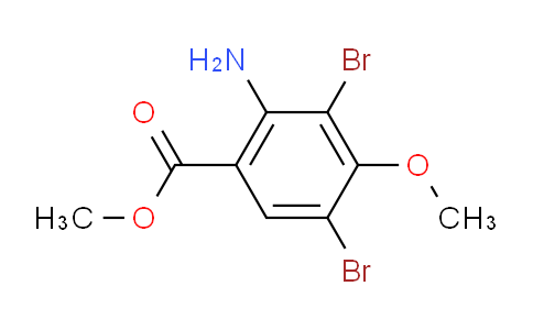 2-氨基-3,5-二溴-4-甲氧基苯甲酸甲酯